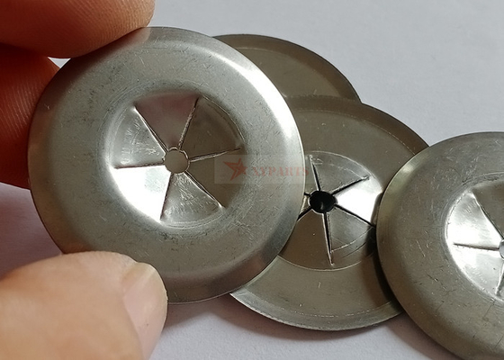 1-1/2 de aço inoxidável” em volta das arruelas de fechamento para fixar a placa ou a isolação da bateria