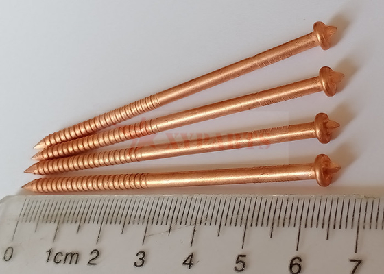 O cobre revestiu a isolação de aço de Insulation Pins Attaching do soldador do CD de 3x65mm aos metais