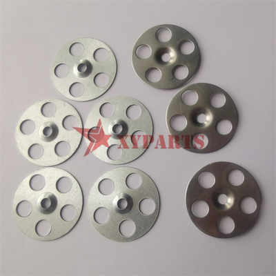Placa de aço galvanizado que fixa arruelas de travamento redondo com furo central de 6 mm