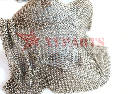 Malha de anel de arame soldado de fácil instalação para parede cortina decorativa