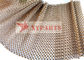 Metal capaz Mesh Curtain For Window Sunshade do elo de corrente do rolo flexível de comprimento