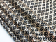Cortina de alumínio de Chainmail Mesh Fabric Metallic Cloth Metal da cópia do rombo