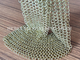 tipo tela da solda de 0.8*7mm de Chainmail Ring Mesh Curtain For Office Partition