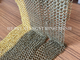 Círculo Ring Mesh Curtain With Different Color do metal do tratamento dos SS Eletroplating