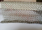 0.8x7mm de aço inoxidável Ring Metal Mesh Curtain Dividers para corrimão da escada